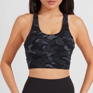Buffbunny Rosa Black Camo sports bra size M